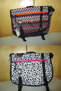 Tribeca Messenger Bag 16x12 Laptop Book Adjust Strap Select Pattern NEW MSRP $29 - Picture 1 of 18