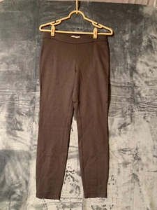 Nanette Lepore Dress Pants Womens Small Purplish Brown Ankle Crop Stretch Slacks - Picture 1 of 14