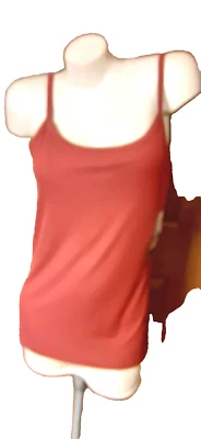 Correas de espagueti cami acanaladas rojas ajustadas sin límites para jóvenes talla XL NUEVO CON ETIQUETAS Foto 1 de 4