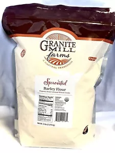 Granite Mill Farms Stone Ground Sprouted Organic Barley Flour, 5 lb - Picture 1 of 4