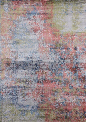 Stylish Handcrafted Living Room Rug 6x8 ft Luxurious Hand-knotted Wool Rug - Image 1 of 4