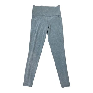 Leggings Atléticos Pequeños Athleta Salutation Stash 7/8 Gris Jaspeado - Imagen 1 de 4