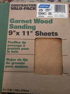 24 Stück 9 x 11 BLATT - 120C KÖRNUNG - Nr. 01582 - Norton - Bild 1 von 1