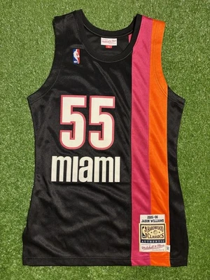 Authentic Jason Williams (2005-06) Heat Mitchell & Ness Jersey Mens Size: 36 - Image 1 of 4