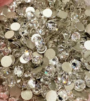 Cristal CLARO 9ss 2.5mm IHC 2058 Estrás Plano Austriaco 1440 Piezas ss9 Foto 1 de 4