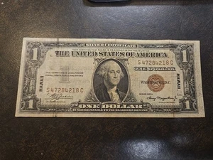 1935-A $1 Dollar HAWAII Overprint Emergency Issue Silver Certificate WWII Bill - Picture 1 of 10