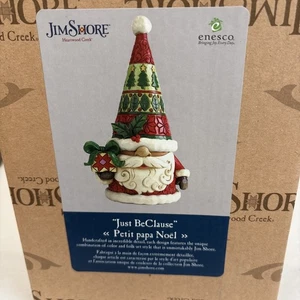 Jim Shore Weihnachten 2022 Weihnachtsmann Wichtel ~ Just BeClause ~ 6011893 Neu in OVP - Bild 1 von 3