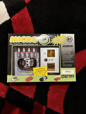 VTG Micro Q r/c remote control wireless retro toy rare Police Car - Image 1 of 4