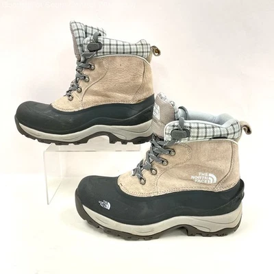 North Face Chilkat желтовато-коричневый/бледно-синий водонепроницаемый зимние ботинки женский размер 9,5 - Изображение 1 из 4