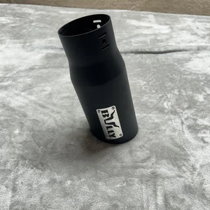 Bully 9in long 3in Diamiter Matt Black Truck Exhaust Tip - Foto 1 di 8