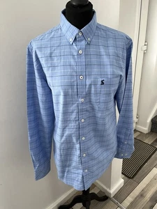 Camisa JOULES Calce Clásico L/S Cuadros Azul Talla S Pecho 38’ - Imagen 1 de 4