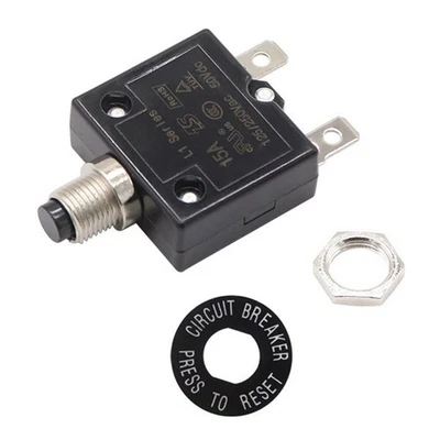 PUSH-BUTTON THERMAL CIRCUIT BREAKERS 15A Leitungsschutzschalter mit Druckknopf Reset L1 Serie für einfache Wartung