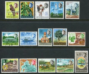 Territorio Británico del Océano Índico 1968 en Seychelles 5c-10r SG 1-15 usado (cat. £32) - Imagen 1 de 1