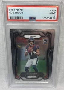 Panini Prizm 2023 - Rookies C.J. Stroud #339 Silver Prizm (RC) PSA como nuevo 9 - Imagen 1 de 2