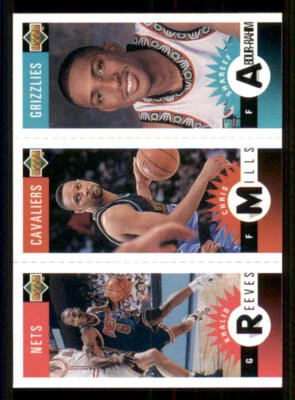 1996-97 Collector's Choice #M175 Shareef Abdur-Rahim/Chris Mills/Khalid Reeves - Image 1 of 2