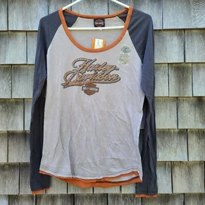 Harley Davidson Of Palm Beach Graphic T-Shirt Woman's Size S Style BL-727A 2014 - Picture 1 of 7
