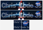 Code 3 Adhesive Vinyl Trailer Decals - Space Shuttle NASA - 1/50 1/76 1/148 1/87