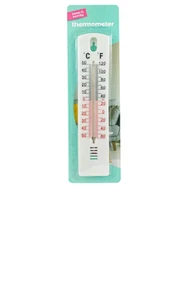 WALL THERMOMETER Indoor Outdoor Home Room Office Garden Greenhouse Temperature - Picture 1 of 1