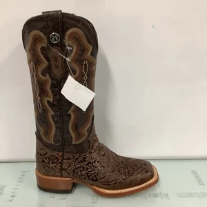 Tanner Mark Trinity Womens Brown Leather Western Boots Size 7M, Preowned. - Picture 1 of 9