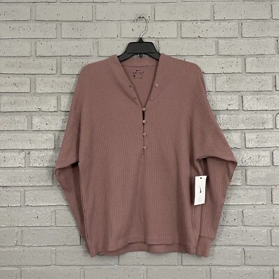 $75 Womens Size S Nike Pullover Yoga Cardigan Jacket Waffled Medium CV9905-298 - Image 1 of 4