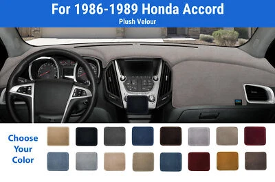 Capa tapete painel painel para 1986-1989 Honda Accord (veludo de pelúcia) - Imagem 1 de 4