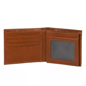 Mens Wallet by Moseeg Super Premium Full Grain Leather With RFID Protection - Picture 1 of 5