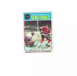 Signed Autographed GLENN RESCH New York Islanders 1975-76 Topps Card #2 COA - Picture 1 of 1