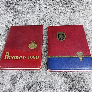 Sam Donaldson Bronco New Mexico Military Institute Jahrbuch 1950 & 1949 Reporter - Bild 1 von 22