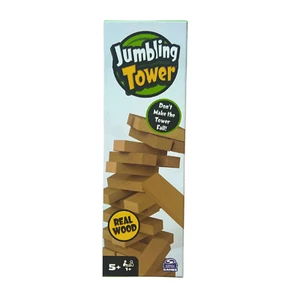 Tower Stack Game Wood Block Tower Jumbling Game NEW - Picture 1 of 8