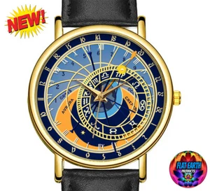 Prague Astronomical Tower Watch Czech Celestial jewelry Wristwatch Steampunk Men - Picture 1 of 14