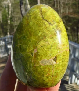 GREEN OPAL GORGEOUS RARE AAA GRADE POLISHED CRYSTAL FREEFORM TOWER - Picture 1 of 7