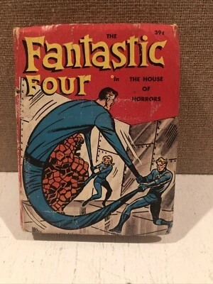 Whitman Big Little Book #19 1968 de colección Fantastic Four House of Horrors Foto 1 de 4