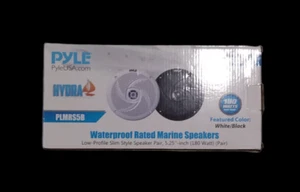 Altavoces de barco blancos de audio marino con clasificación impermeable 5,25"" 180 W potencia máxima - par - Imagen 1 de 9