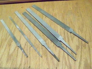 NICHOLSON FILES USED 6 & 8 INCH ''0'' ''00'' 1 NARROW 6 TOTAL - Picture 1 of 1