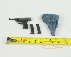 Pistola de cargador alemán Dragon 1:6 WW2 invierno Walther P-38 P38 70476 P - Imagen 1 de 2