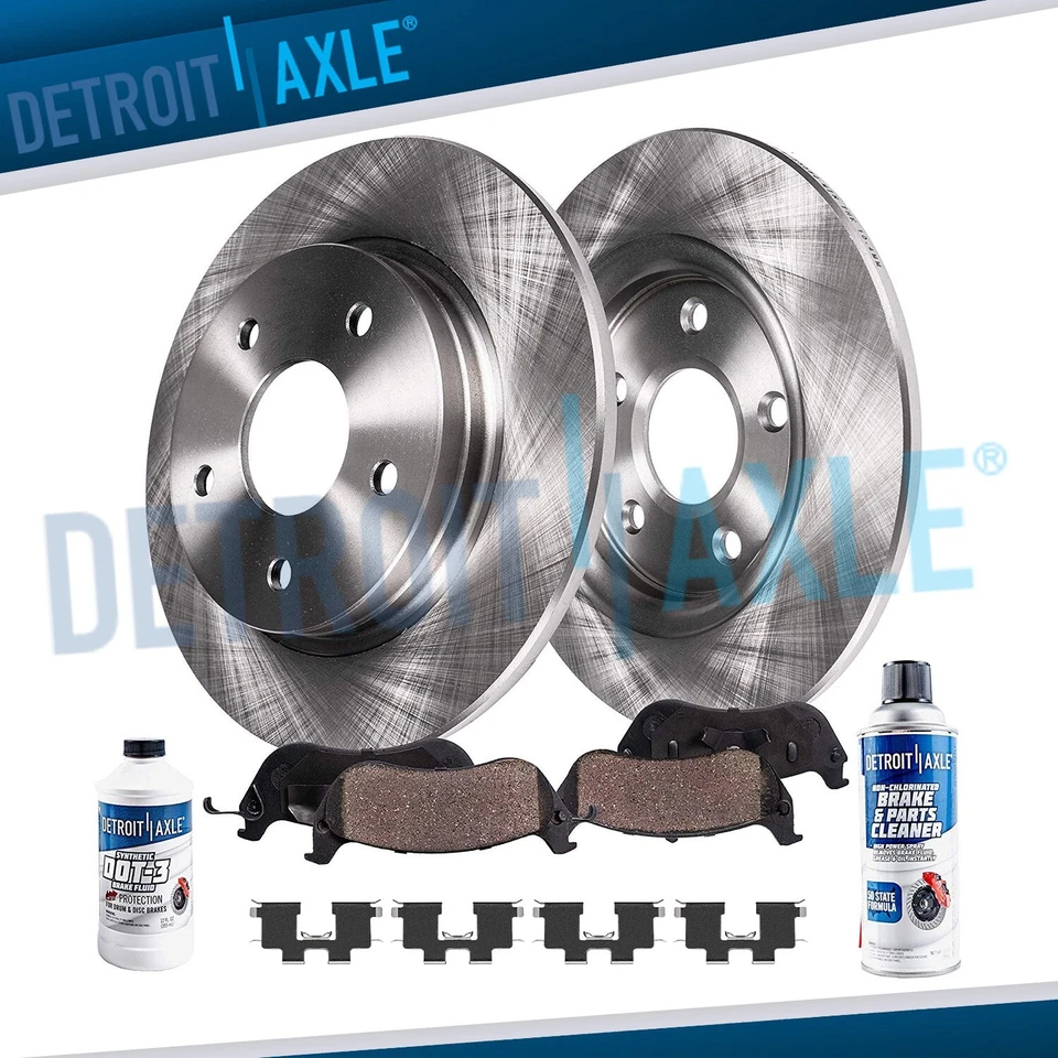 Rotores de freno de disco traseros pastillas de cerámica para Hyundai Sonata Kia Magentis 2006-2008 Foto 1 de 4