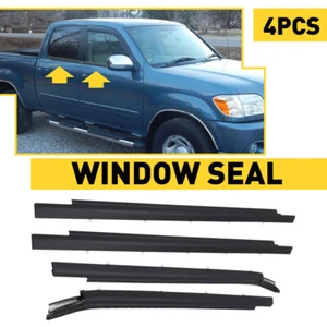 Weatherstrip Moulding Trim Window Seal For Belt 2000-06 Toyota Tundra Double Cab - Foto 1 di 17
