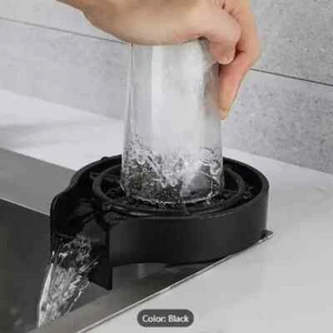 Automatic Glass Rinser Faucet Bottle Washer Cup Cleaner For Sink Attachment New - Picture 1 of 4