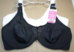Neu mit Etikett 2er-Set OLGA GEPOLSTERTER KOMFORT-Bügel-BH 5006O weiß und schwarz 40D - Bild 1 von 4