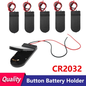 CR2032 6V Button Coin Cell Battery Holder Case Box With Wire and On/Off Switch - Picture 1 of 8