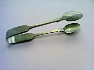 Antique Silver Plated Sugar/Ice Tongs Pelican silver 19 century T.W. & Sons - Picture 1 of 5