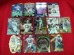 DAN MARINO 13 DIFF. FOOTBALL CARDS MIAMI DOLPHINS *MUST SEE* GREAT CONDITION - Picture 1 of 4