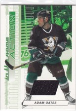2003-04 In The Game Action Emerald Game Used Jersey Adam Oates Anaheim M140