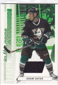 2003-04 In The Game Action Emerald Game Used Jersey Adam Oates Anaheim M140 - Picture 1 of 1