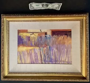 Signed Carol Miller Impressionist Oil Painting Colorado Matted And Framed - Picture 1 of 6