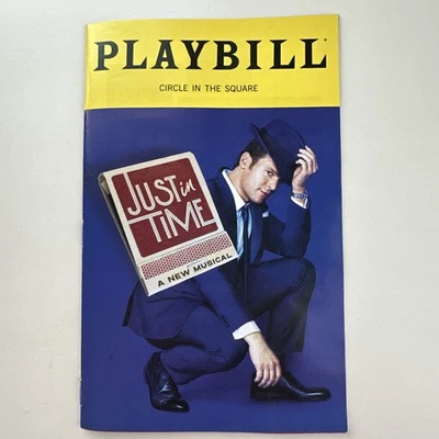 JUST IN TIME September 2025 Playbill JONATHAN GROFF/GRACIE LAWRENCE - Image 1 of 4
