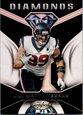2019 Panini Certified - Diamonds J.J. Watt #DI-JJ - Image 1 of 2