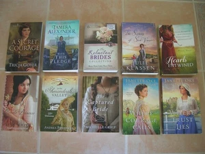 10 Historical Fiction Romance Books Women's variety lot Tamera Alexander - Picture 1 of 14