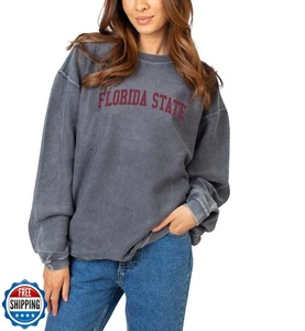 chicka-d NCAA Florida State Seminoles Damen Cord Sweatshirt, anthrazit, SMA - Bild 1 von 4