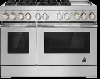JennAir RISE™ JDRP548HL 48" Independiente Profesional Doble Combustible Gama Inteligente Foto 1 de 2